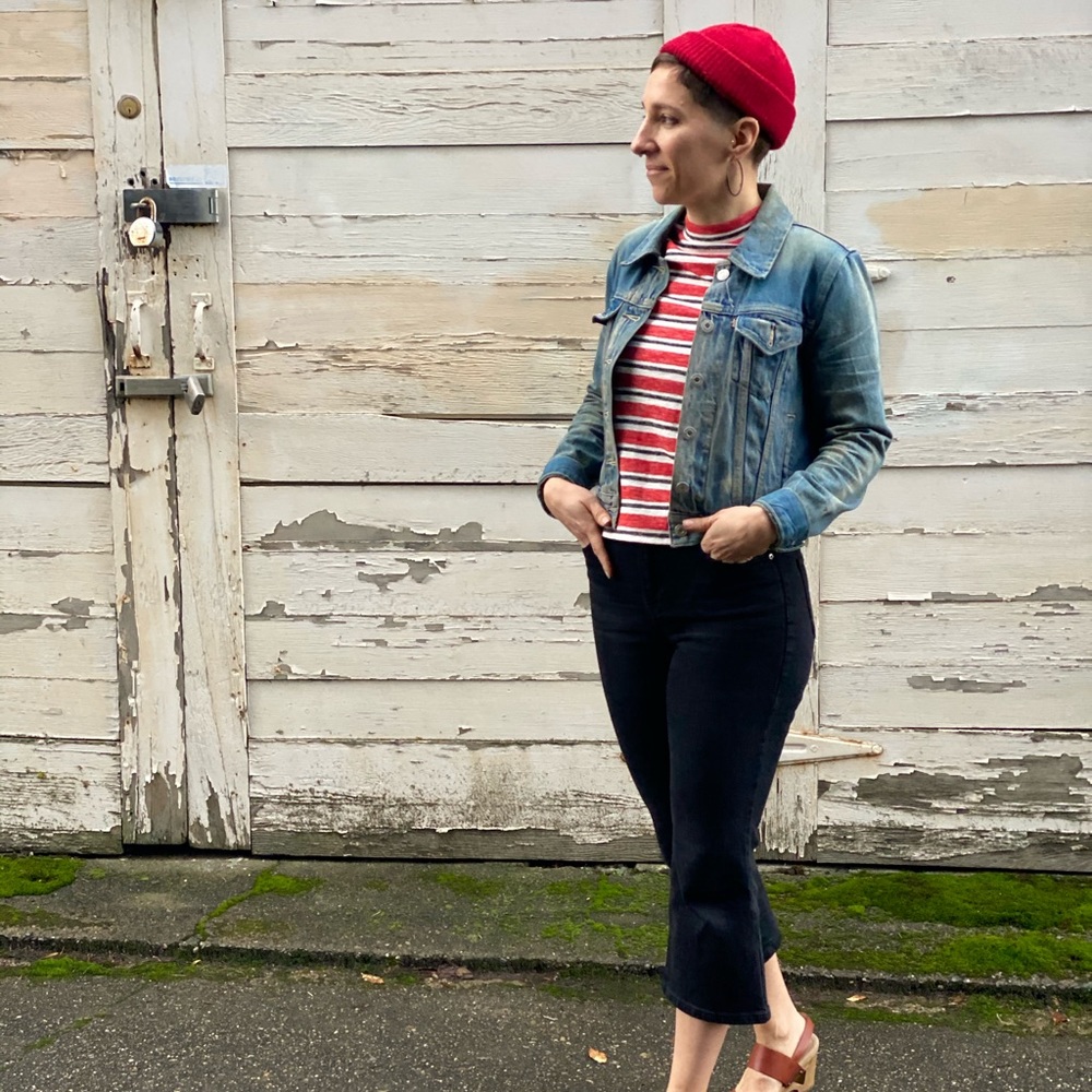 Topshop MOTO Dree petite crop size 26